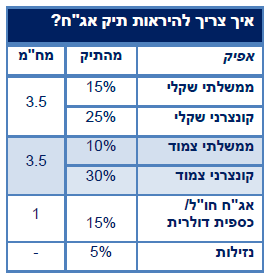 איך צריך להראות תיק אג"ח
