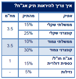 איך צריך להראות תיק אג"ח בטבלה אחת