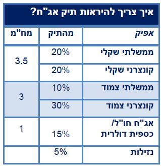 איך צריך להראות תיק אג"ח