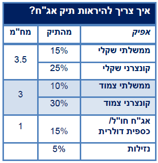 איך צריך להראות תיק אג"ח